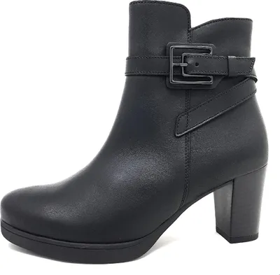Produktbild von Gabor Stiefeletten Damen Glattleder Schwarz Größe: 7