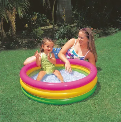 Immagine prodotto di Intex 58924NP - Piscina per bambini a 3 anelli Sunset Glow