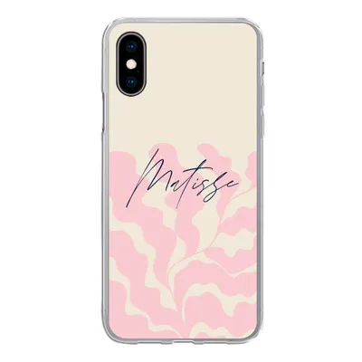 Produktbild von MuchoWow® Handyhülle Schutzhülle Hülle für iPhone X Matisse - Blume - Abstrakt Silikon Softcase Handy Hülle - Handyhülle