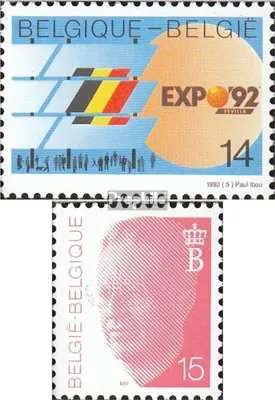 Produktbild von Briefmarken Belgien 1992 Mi 2500,2501 (kompl.Ausg.) postfrisch Sondermarken