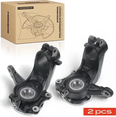 Image de Frankberg 2x Pivot de fusée Logement de roulement de roue Complet Avant Droit Gauche pour Peugeot 207 208 2008 Citroën C3 C4