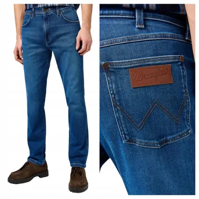 Obrázok produktu pre WRANGLER | Modré pánske džínsy Larston s užším strihom, veľkosť W32 L34