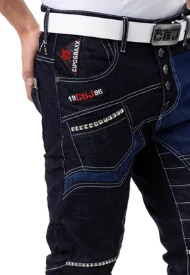 Produktbild von CD639 Herren Straight Fit-Jeans im stylischen Design