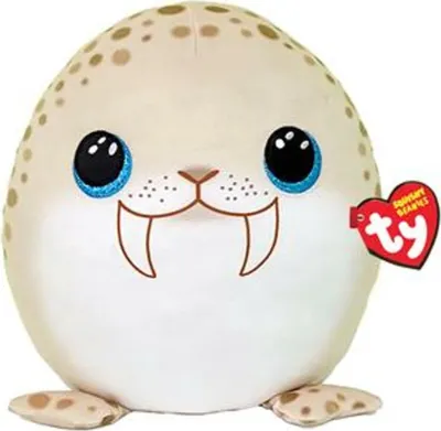 Image de Ty Squishy Beanies Toofers, morse en peluche 31 cm