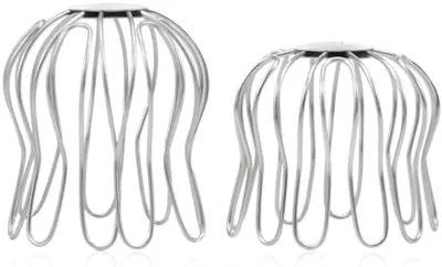 Produktbild von PromoHome® 2 Stück Laubschutz für Dachrinnen, verstellbar und langlebig, für 75-100 mm Dachrinnen, Metall