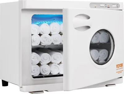 Immagine prodotto di Scaldasalviette elettrico 23L Armadietto scaldasalviette con due ripiani in acciaio inox