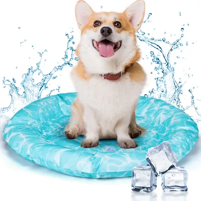 Produktbild von Nobleza-kühlmatte Hunde Katzen, Kühldecke für Hund, Kühlende Decke Bett Haustier, Hundekühlmatte Selbstkühlend, Kühlkissen Sommer, 72cm