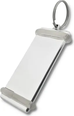 Produktbild von CombiCraft Breda Hotelschlüsselanhänger Silber - 5 Stück