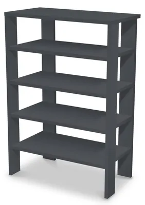 Produktbild von Coemo Schuhregal Charlie Standregal Bücherregal Anthrazit