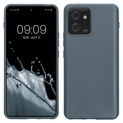 Produktbild von kwmobile Handyhülle für Motorola ThinkPhone Hülle - TPU Case - Kabelloses Laden - Schutzhülle Cover in Dunkler Schiefer