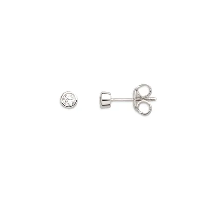 Produktbild von XENOX Ohrstecker silberfarben mit Zirkonia XS3514N