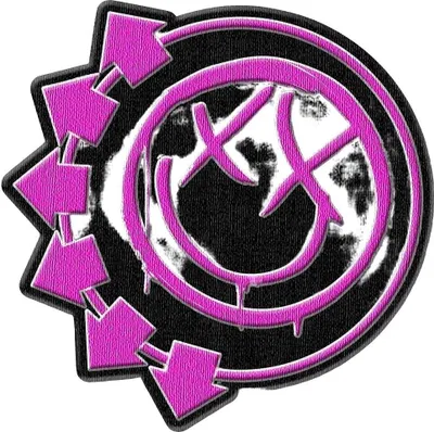 Immagine prodotto di Macchina da stiro Blink-182 Rosa Neon Six Arrows Smile