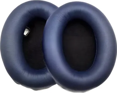 Produktbild von Ohrpolster geeignet für Sony WH-1000XM4 Kopfhörer - Ohrpolster Ersatz - Blau.