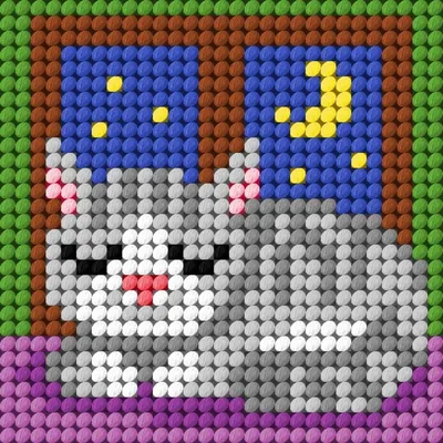 Image de Mon premier kit de broderie Chaton