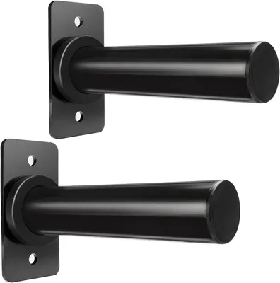 Produktbild von Hantelscheibenhalter 2 Stück, schwarz, Legierter Stahl, für Heimfitness, für 5 cm Hantelscheiben