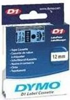 Produktbild von Schriftband D1 45016 schwarz/blau 12mmx7m DYMO