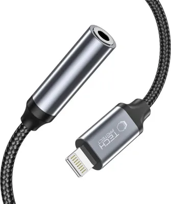 Immagine prodotto di Tech-Protect Ultraboost Adattatore da Lightning a Mini Jack 3,5Mm Nero
