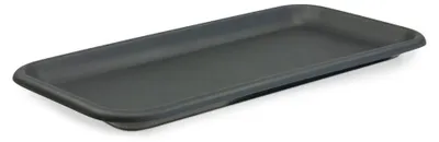 Image de Grand pot de plantation avec soucoupe, couleur anthracite