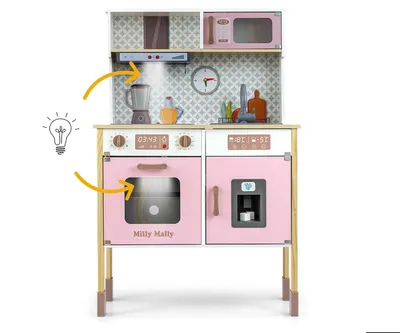 Zdjęcie produktu dla Drewniana kuchnia Bjorn - Pink Milly Mally