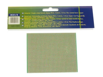Produktbild von Velleman ECS1/2, Set Breadboard Leiterplatte (PCB), 100 mm, 80 mm