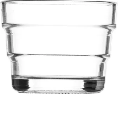 Produktbild von BigDean 120er Set Teelichtgläser hoch - 5,5 x 4,5 cm -  Germany - Teelichthalter aus Glas - Stufendesign - Kerzengläser Teelichter
