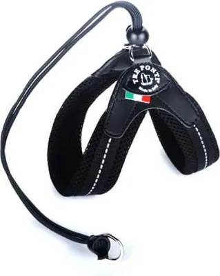 Zdjęcie produktu dla Tre Ponti Easy Fit Soft Mesh ze sznurkiem różne kolory i rozmiary, kolor: czarny, rozmiar: rozmiar 1,5 / 27 - 37 cm do 4 kg