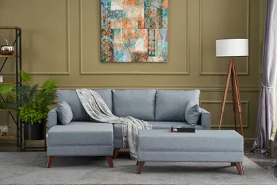 Immagine prodotto di Hanah Home, Bella- BLC1692, blu, divano letto, struttura: Abete