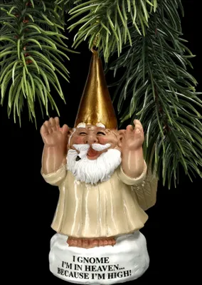 Produktbild von Christbaumschmuck - Gartenzwerg Engel Kiffer