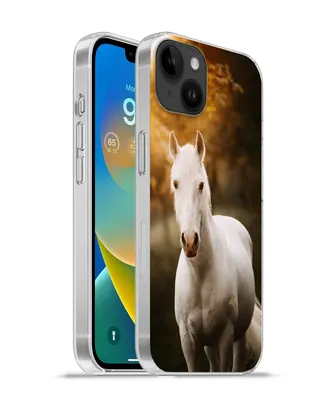 Produktbild von MuchoWow® Handyhülle Schutzhülle Hülle für Apple iPhone 14 Plus - Soft case Pferd - Licht - Sonne Silikon Softcase Handy Hülle - Abbildung