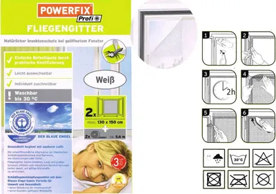 Produktbild von PowerfixProfi+ Fliegengitter 43012 272981 Weiß