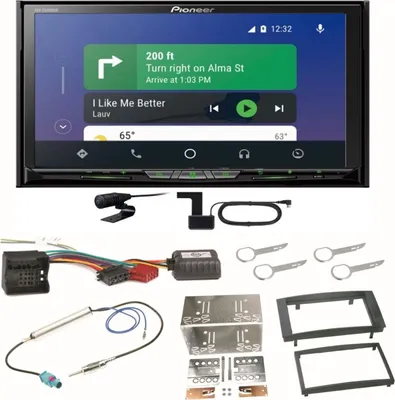 Produktbild von Pioneer AVH-Z9200DAB Android Auto Carplay Einbauset für T5 2003-2015 Multivan