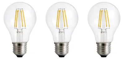 Productafbeelding van Spectrum LED Peerlamp A60 E27 Helder - 8.5W 1200lm 4000K - Neutraalwit - Vervangt 82W - 3 stuks