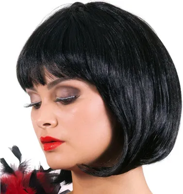 Produktbild von Schwarze Damen Pagenschnitt Perücke