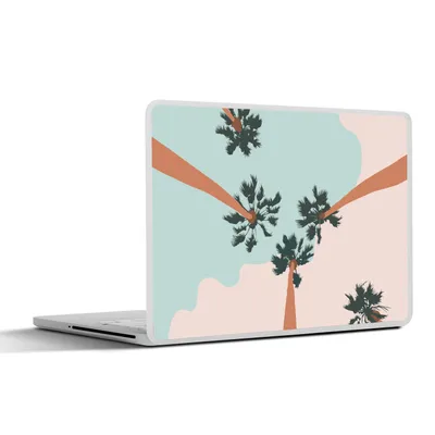 Produktbild von MuchoWow® Laptop Aufkleber Sticker Cover Sommer - Palmen - Abstrakt 32.5x23.5 cm - Sticker für Laptop - Selbstklebend