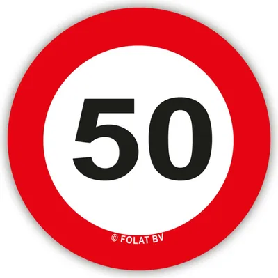 Produktbild von Konfetti Verkehrsschild #50 | 21 g