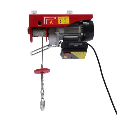Produktbild von 440 lbs Elektrische Seilwinde mit drahtloser Fernbedienung Elektrozug Heber Seilhebezug Seilzug Stahldrahtaufzug für Garage Lager Fabriken