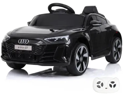 Image de Voiture électrique pour enfants Audi e-Tron GT 12 V (1 à 4 ans) – Sous licence officielle, avec télécommande, Bluetooth, 2 moteurs et LED – Véhicule électrique pour enfants, noir