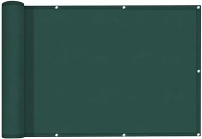 Immagine prodotto di Schermo frangivista Ibbenzoa® con protezione UV, 0,9 x 5,0 m, verde, in poliestere – resistente agli agenti atmosferici, bordi rinforzati, ideale per balconi e giardini