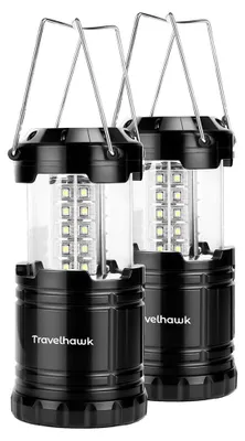 Produktbild von Travelhawk Campinglamp 2 Stuks – LED Tentlamp Batterij