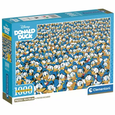 Produktbild von Clementoni Impossible Puzzel Disney Donald Duck 1000 Stukjes