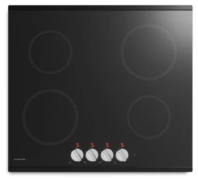 Produktbild von Klarstein Kochheld Induktionskochfeld 60 cm - 4-Zonen, 7200W Boost, Drehknopf, Restwärmeanzeige, Überhitzungsschutz, Mattglas, Kochfeld Induktion, Leicht zu Reinigen