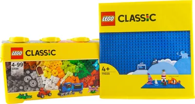 Image de LEGO® Classic Boîte de briques + 1 plaque bleue - 10696 NOUVEAU ! Pièces 485x