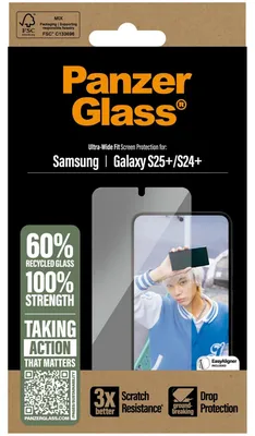 Produktbild von PanzerGlass Screen Protector Samsung Galaxy S25+ S24+ UWF