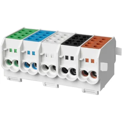 Produktbild von HLAK 25mm² 5-Polig 1/2 Hauptleitungsklemme Abzweigklemme Klemmblöcke Verteilerklemme