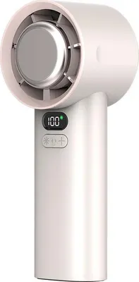 Produktbild von INF Tragbarer weißer Kühlventilator mit Eiskompresse, 100 Geschwindigkeiten