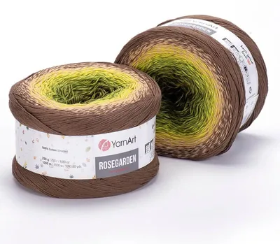 Obrázek produktu pro Yarn Art Rose Garden 322 Brown Green Pletací příze
