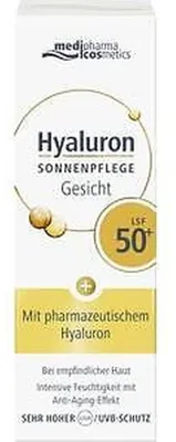 Zdjęcie produktu dla Medipharma Cosmetics Hyaluron Sun Care Krem do twarzy SPF 50+, 50 ml