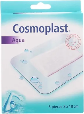 Image de Pansements COSMOPLAST Aqua Large - Paquet de 5