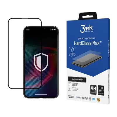 Produktbild von 3mk Display Gehärtetes Glas HardGlass Max für Apple iPhone 14 Plus 0,3mm 9H