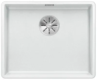 Zdjęcie produktu dla Blanco Subline 500 - zlewozmywak silgranitowy, 527x427 mm, biały 523535